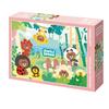 100-teiliges Puzzle – Line Friends Browns Dschungel-Erkundung (großes Stück), beliebtes koreanisches Puzzle