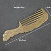 Brass Copper Peacock Clouds Fine-Tooth Hairdressing Combs Tangled Straight Hair Comb Care Styling Tool Girlfriend Monther