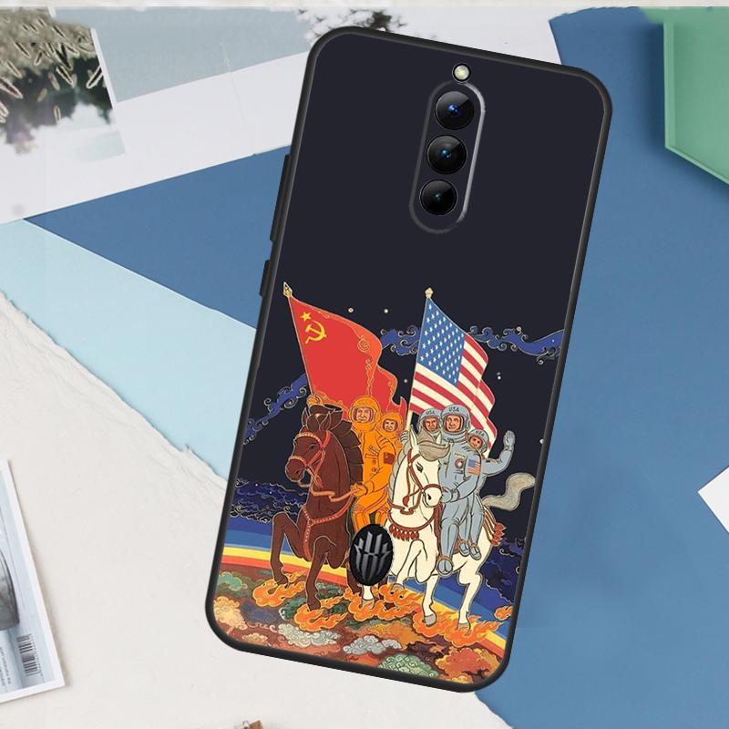 

CCCP Soviet Space Propaganda Art Case For ZTE Nubia Red Magic 8S 9S 10S 10 9 8 11 Pro Plus 6 7 6S 7S Pro 5G 6R 10 Air Cover Red Magic 9S Pro