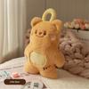 Borsa dell'acqua calda Scaldamani Invernale Standard Nazionale Ricaricabile Peluche Panda Scaldamani con Doppie Tasche per le Mani Staccabile Portatile Cartone Animato Scaldamani