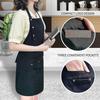 Apron for Men Women with Adjustable Straps And Large Pockets, Canvas Cotton Cooking K