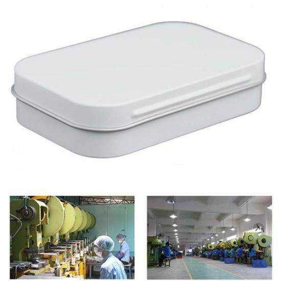 Travel Friendly Tinplate Storage Box for Mint Gum Organize and Protect