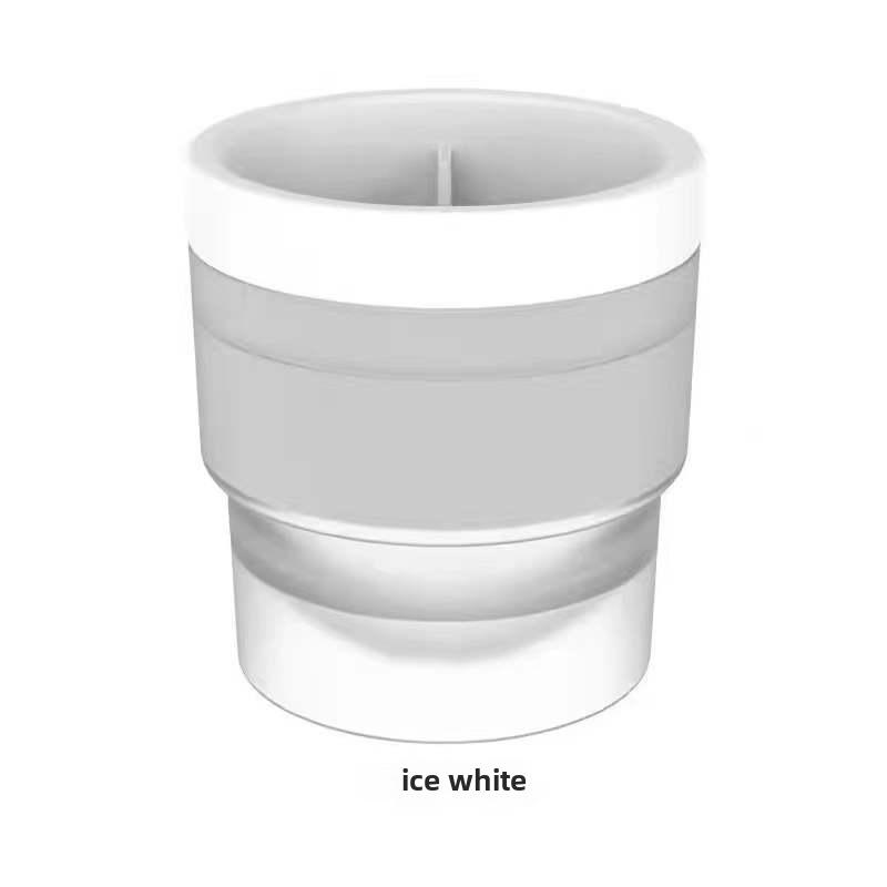 

Round Ice Hockey Whiskey Silicone Ice Cube Mold - Large, Easy Release, Household Tray