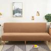 Polar Fleece Armless Sofa Bed Cover Elastic Without Armrest Sofa Bed Covers Anti-Slip Sofa Slipcover For Living Room Home Hotel