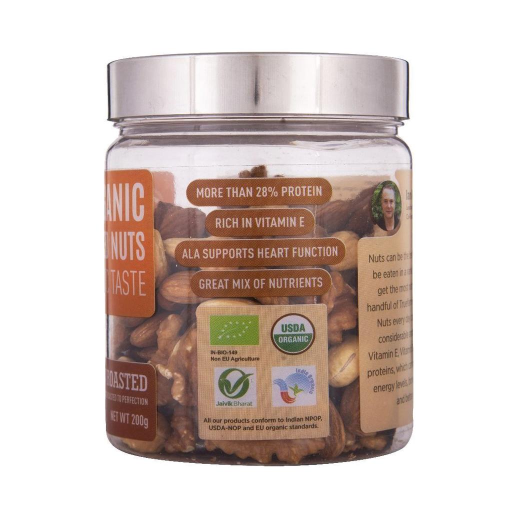 Mix of Nuts (200 G), Organic Mixed Nuts, Truefarm