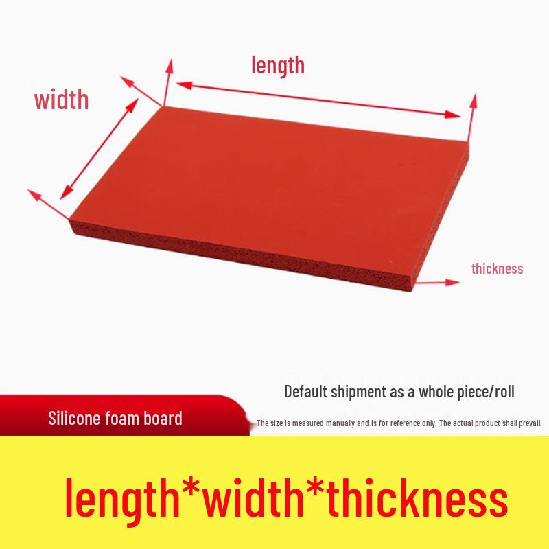 High-Temperature Resistant Silicone Foam Board Mat for Hot Press Machines