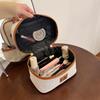 2024 Trendy Large-Capacity Metal Label Makeup Bag Organizer