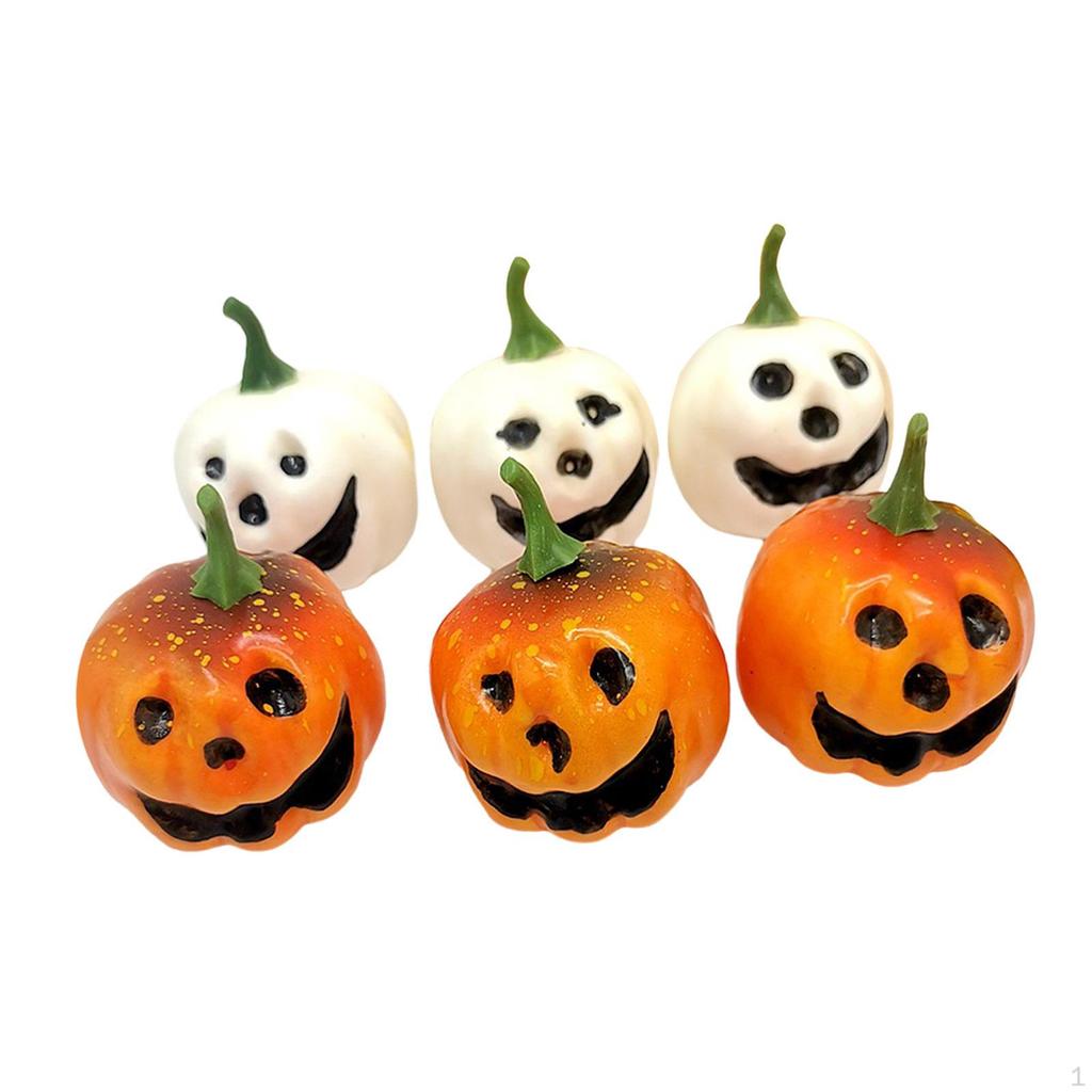 Artificial Pumpkins Plant Model Halloween Ornaments Handmade Foam Props for Autumn Christmas