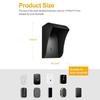 Plastic Wireless Doorbell Rainproof Cover Transparent Wireless Doorbell Cover  Outdoor