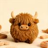 Highland Cow Plush Doll Soft Stuffed Animal Toy Cute Plush Doll for Stress Relief Soft Material PP Cotton Filling Perfect