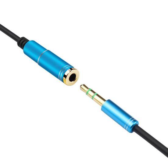 1/2/3m Male to Female 3.5mm Audio Aux Headphone Cable Extension Stereo Cord