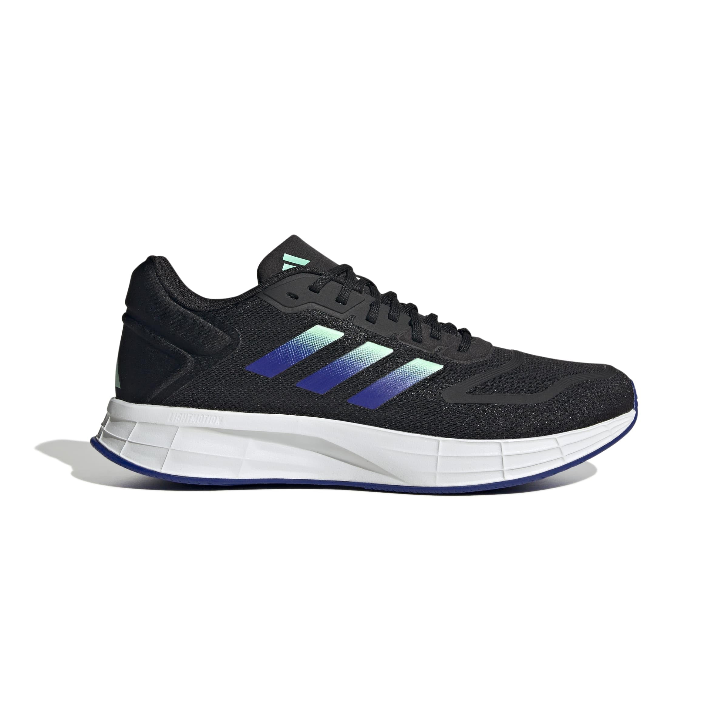 

Adidas Duramo SL 2.0 LWO08 Running Shoes, Core Black/Pulse Mint/Lucid Blue (HP2376), Size 26.5 cm