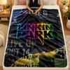 Flannel BlanketLinkin Park Warm Soft Throw Blanket for Indoor Sofa Bed Living Room Use