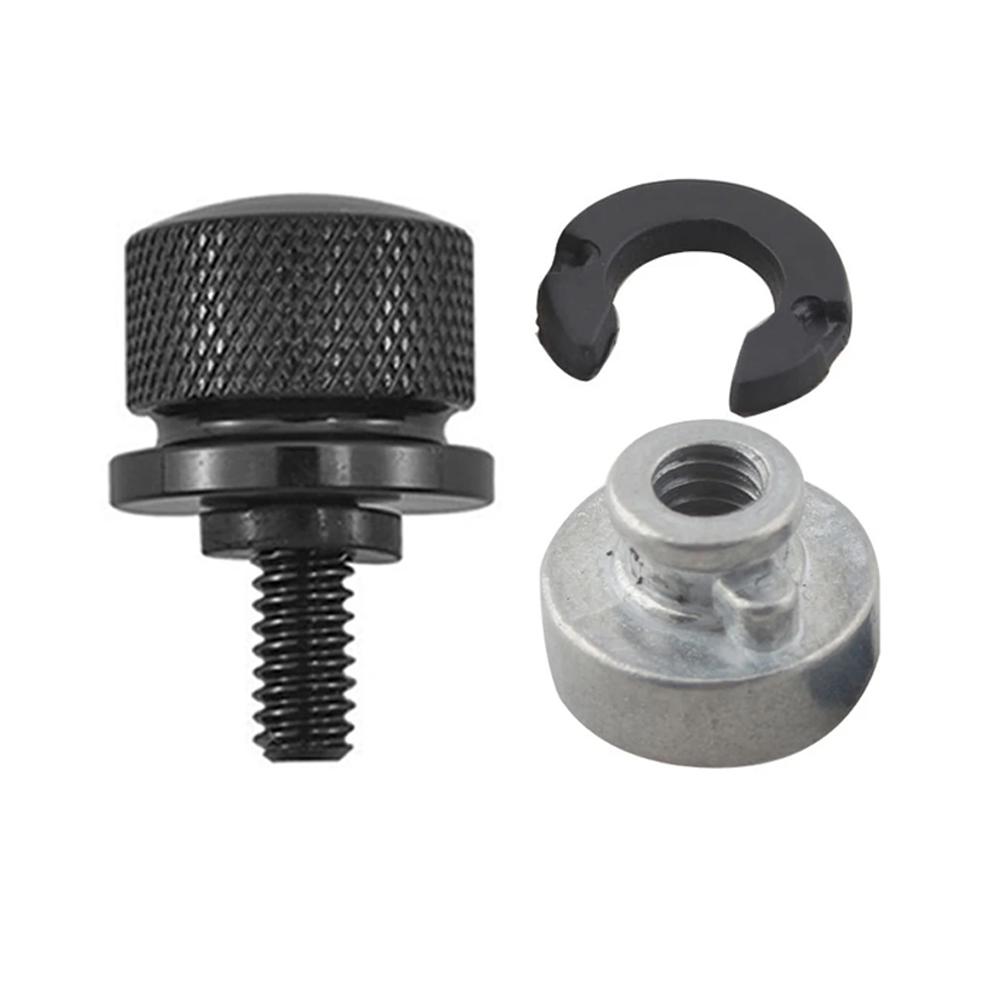 Aluminum Motorcycle Rear Fender Seat Bolt Screw Nut Tab Cover For Harley XL Dyna Softail Touring Models 96-Later Universal Parts