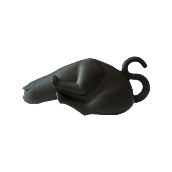 

Пробка для бутылки вина, многоразовая пищевая пробка, хорошая герметичность, герметичная силиконовая пробка для бутылок с милым котом, товары для дома чёрный