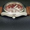 JAPAN VINTAGE SEIKO 5 AUTOMATIC 6309A MENS RED COLOR DIAL WATCH A700493-5 R203-a700493