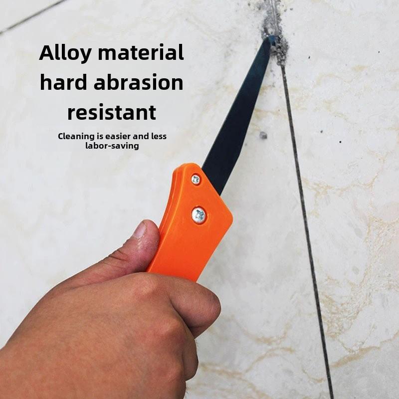 Professional Cleaning and Removal of Old Grout Hand Tools Tile Gap Repair Tool Hook Knife Tungsten Steel Joint Notcher Collator