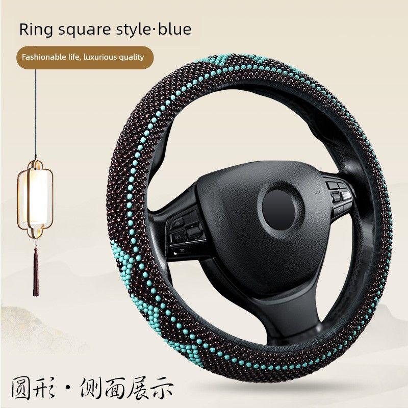 Car Steering Wheel Cover, Breathable, Suitable for All Seasons, D-Type, for Volkswagen Polo, Lavida, Tiguan X, Santana, and T-Cross