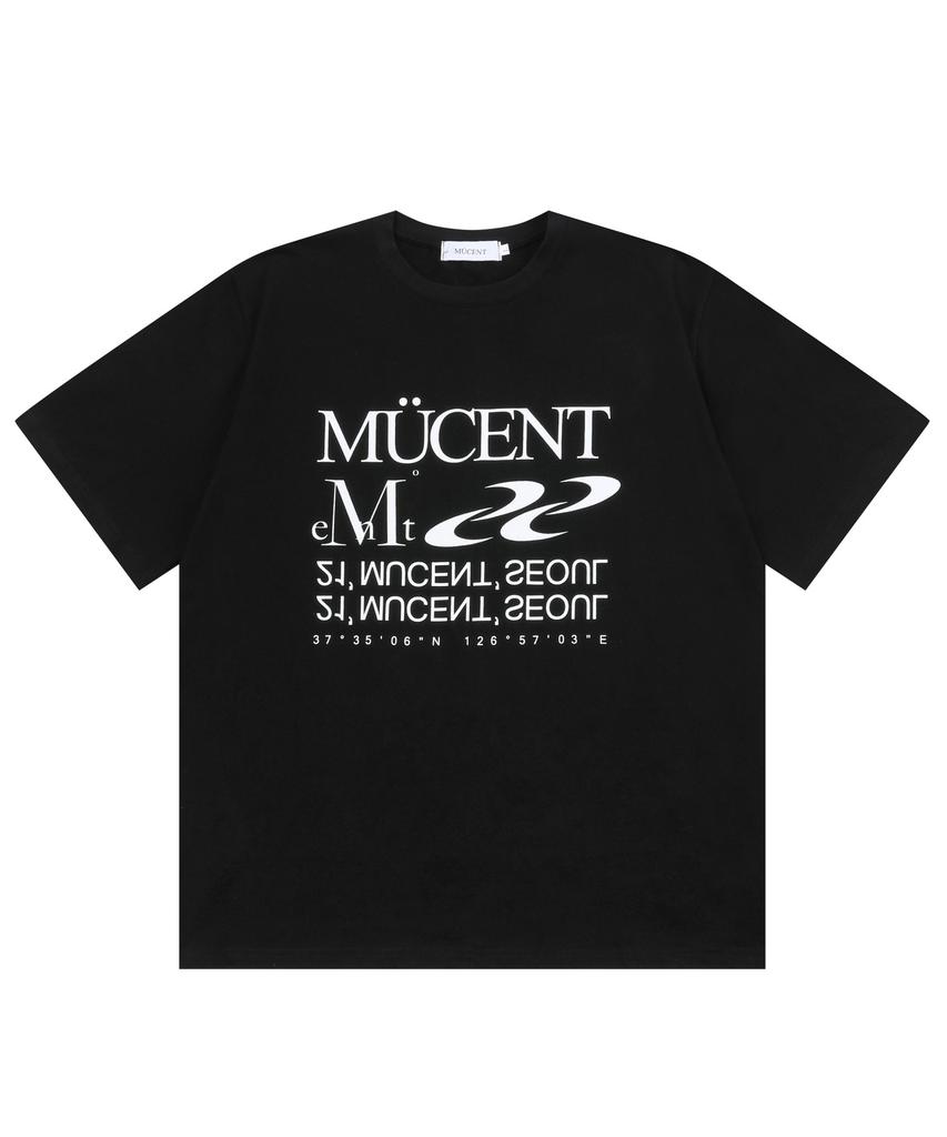 MUCENT Essential Lettering Short Sleeve T-Shirt (5 Colors)