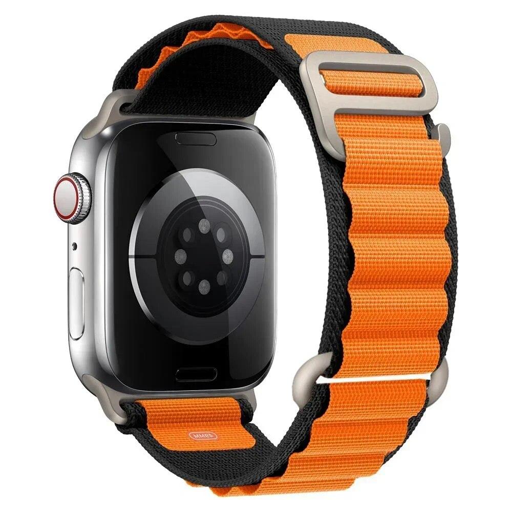 Alpine loop pásek pro Apple Watch pásek 49mm 44mm 40mm 45mm 41mm 42mm 38mm 40 44 45mm náramek iWatch Ultra série 7 6 5 3 se 8