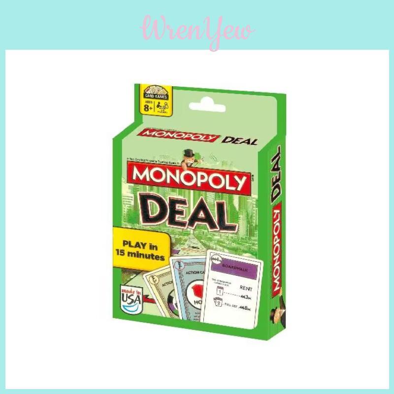 Monopoly Deal Card Game With Classic Monopoly Theme And Fast-paced Action