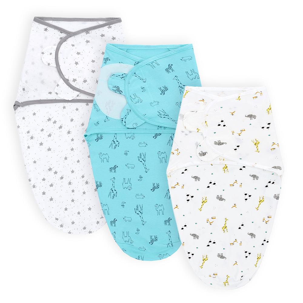 3er-Pack Wickeltücher aus 100 % Baumwolle für Babys, 0–6 Monate, Wickeltuch für Neugeborene