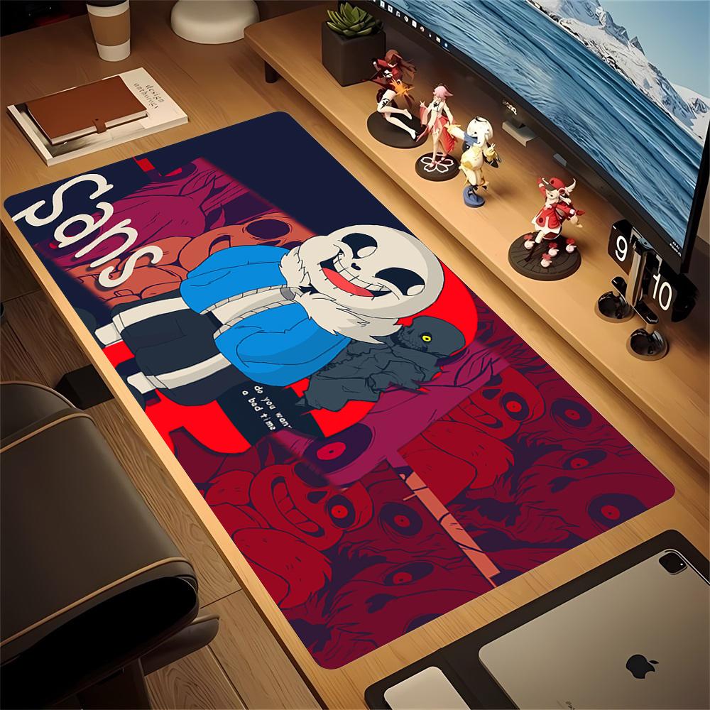 

Undertale Sans Frisk Mouse Pad Game Teclado Mouse Pad Large Computer Laptop Non-slip Keyboard Desk Mat Natural Rubber Mousepad 60x30cm