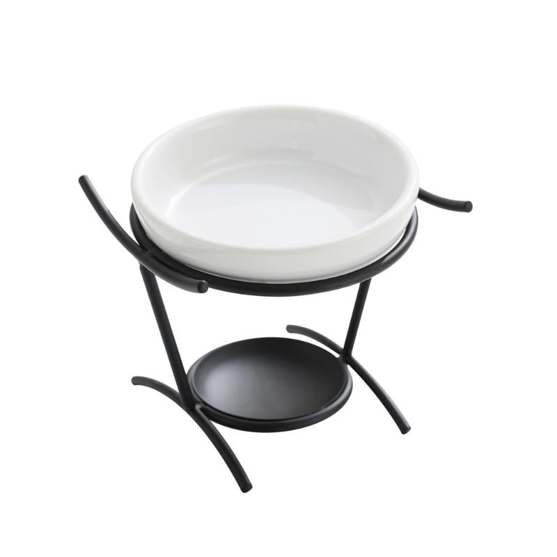 

Premium Tealight Candle Holder Essential Oil Diffuser With Exquisites Design For Home Ambiances Office Decoration чорний