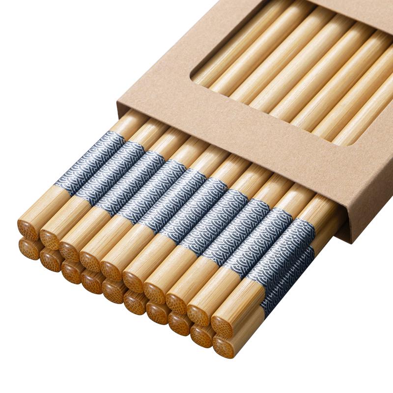 Qiannian Lianmu Printed Bamboo Chopsticks