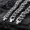 5/6/8/10/12/14mm Cuban Chain Bracelet for Men & Women Stainless Steel Curb Link Chain Wristband Durable Unisex Jewelry Gift