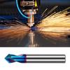 90 Degree 2 Flute Location Center Metal Cutter Router Bit Milling Tool For Aluminum Engraving Router Bit Accessories