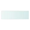 Panneau d'étagère - vidaXL - Verre transparent - 50 x 15 cm - Verre trempé - Style contemporain