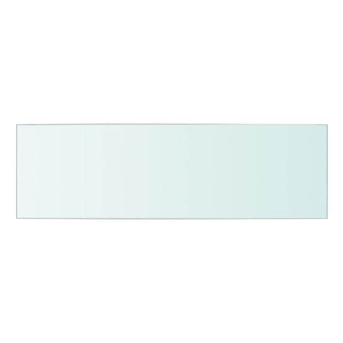 Panneau d'étagère - vidaXL - Verre transparent - 50 x 15 cm - Verre trempé - Style contemporain
