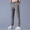 Ice Silk Men's Elastic Breathable Business Casual Trousers - 2022 Summer Collection