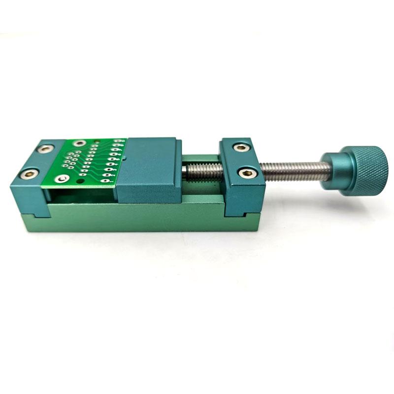 Precision Mini Vise Engraving Machine CNC Drilling Machine Small Welding Table All Aluminum Operation Manual Table Clamp