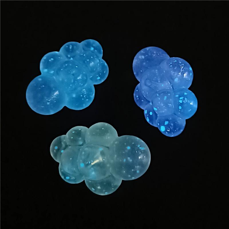 Luminous Jewelry Making Fashion Bracelet Necklace DIY Accessories Handmade Sparkling Cloud Loose Beads Materials 5pcs Mobile Phone Chain Fine Flash