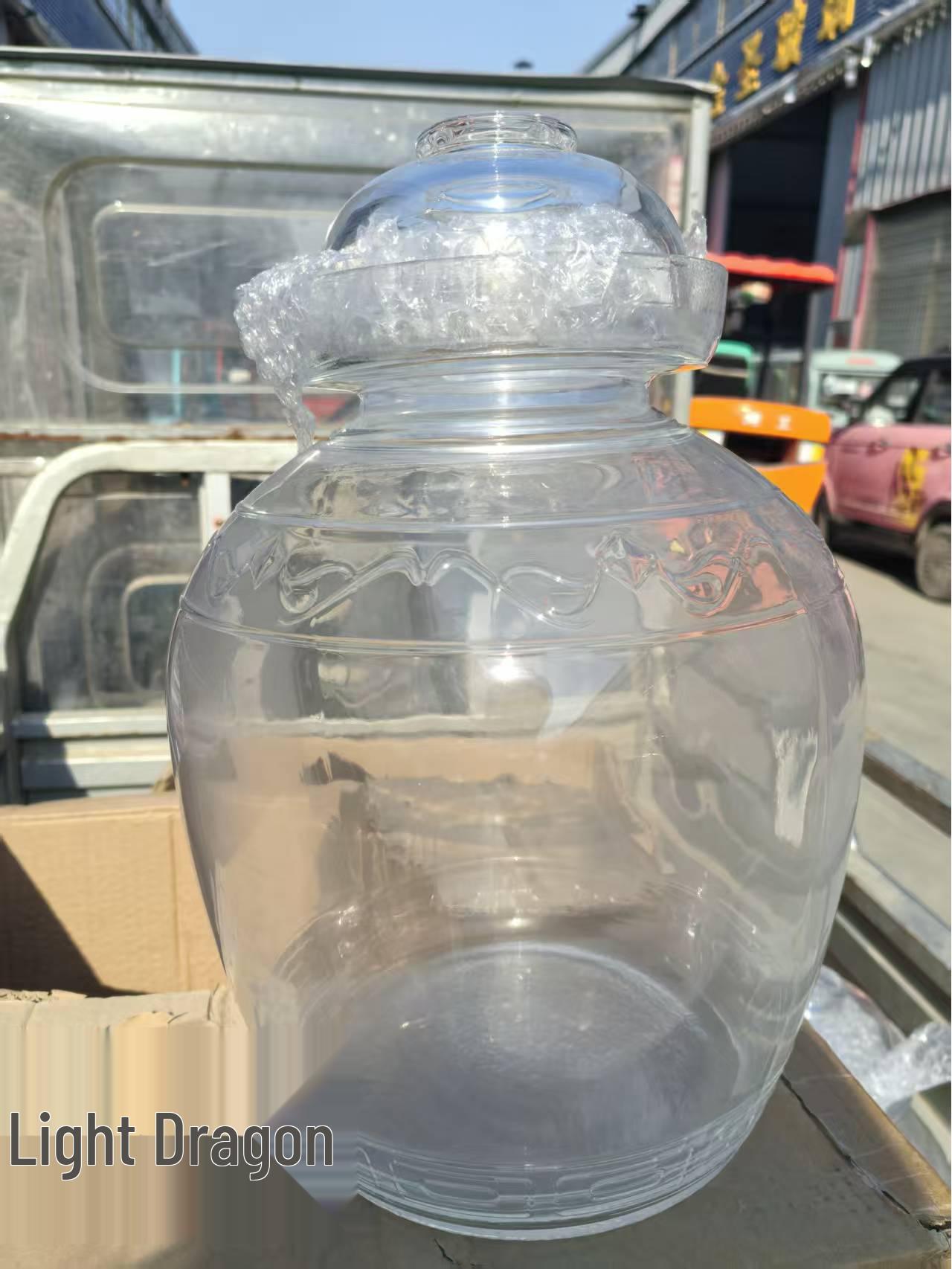 

Большая стеклянная банка для маринования с внутренней крышкой для овощей и ферментации квашеной капусты