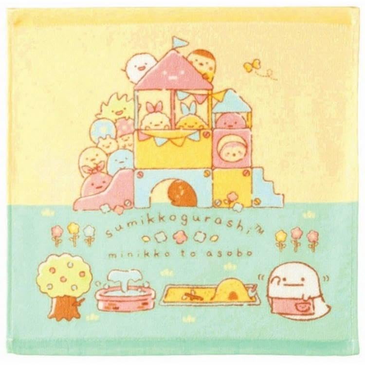 Sumikkogurashi Handkerchief Towel Set of 5 Towel/Wash Towel/Mini Towel/Towel Handkerchief/Hand (Pattern A)
