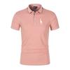 Printed 35% cotton men's casual Solid color slim fit Men's Polo shirt New summer fashion lapel Polo shirt for men