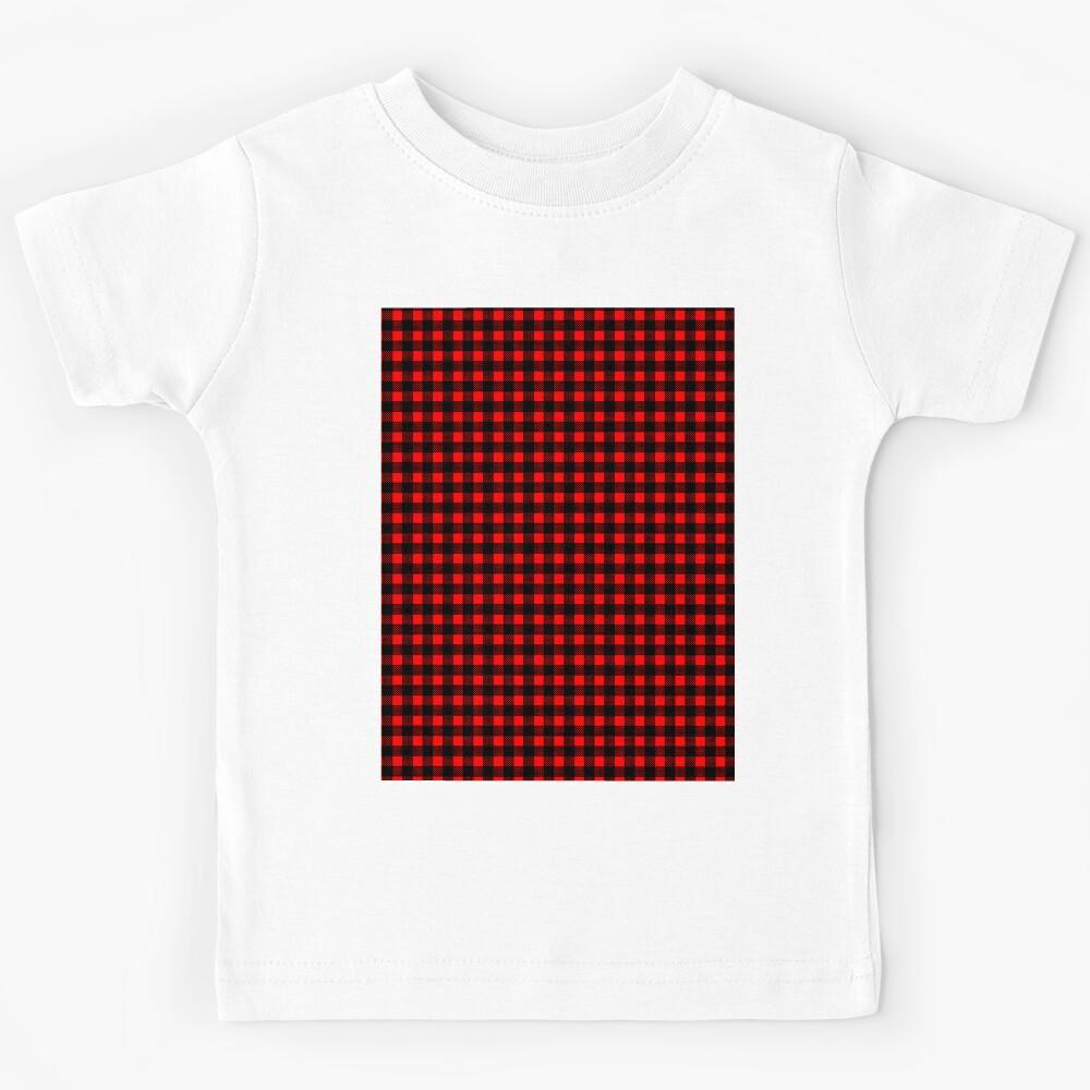 red black art pattern red black abstract design Kids T-Shirt 110