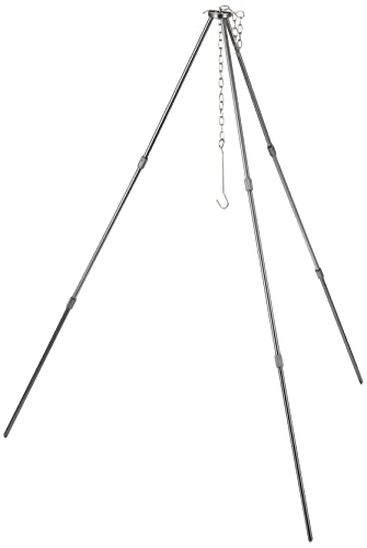 LOGOS mini tripod wide 81063125 Silver (approx.) Width 60 x Depth 52 x Height 79 cm