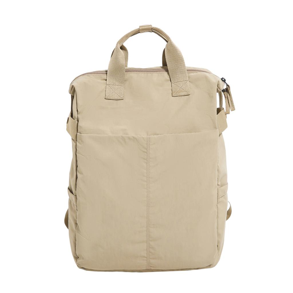 Schoolbag Backpack New Men's and Women's Large-capacity Simple Casual Waterproof Cloth Bag Business Document Student Schoolbag Travel Bag
