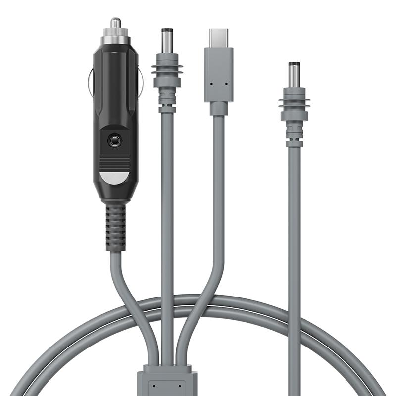 3in1 for Starlink Mini DC Power Cable Jack Power Extension Cable 18AWG Compatible with Starlink Mini Car DC USB C to DC Cable 1 meter