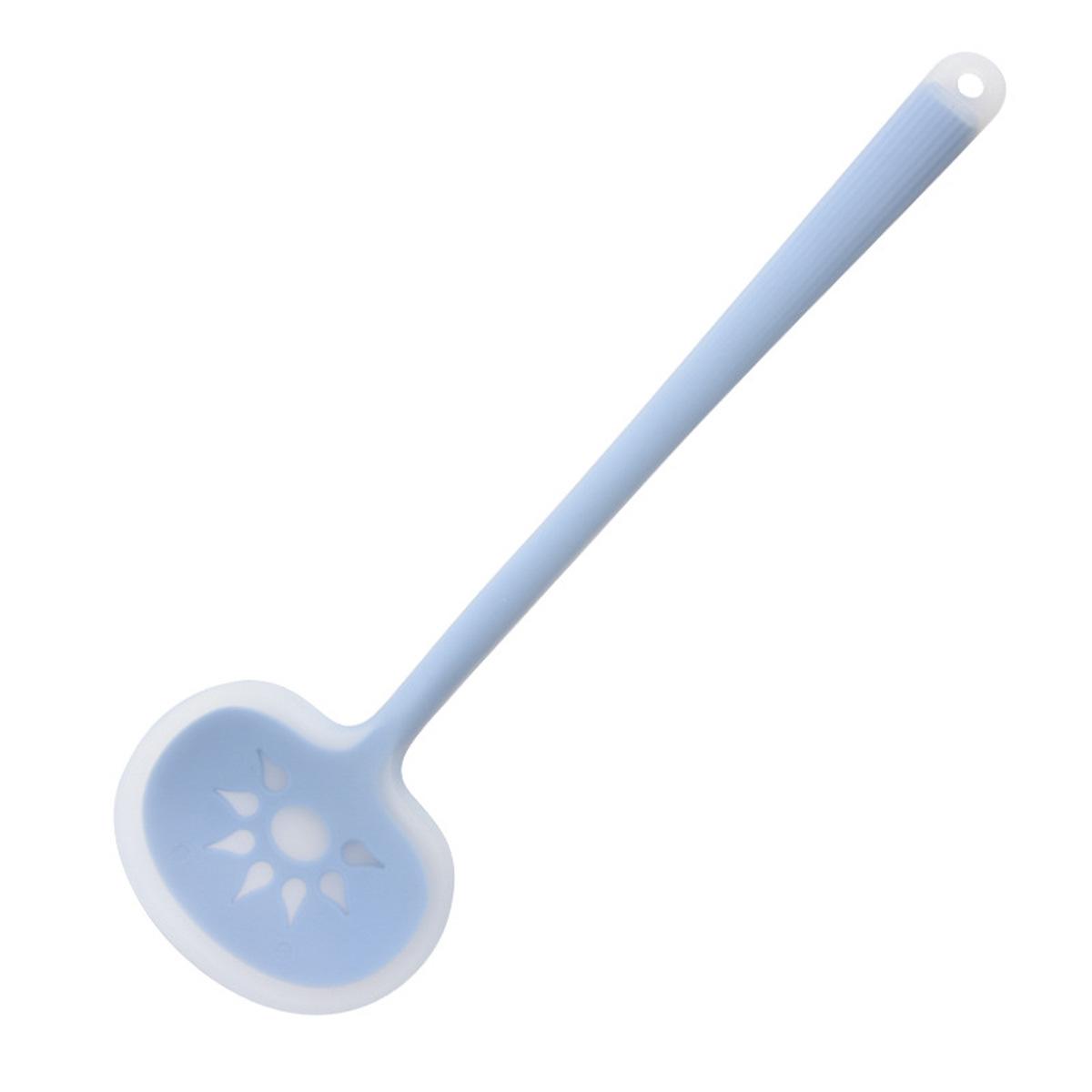 Long Handle High-Temperature Resistant Silicone Spatula for Non-stick Pans