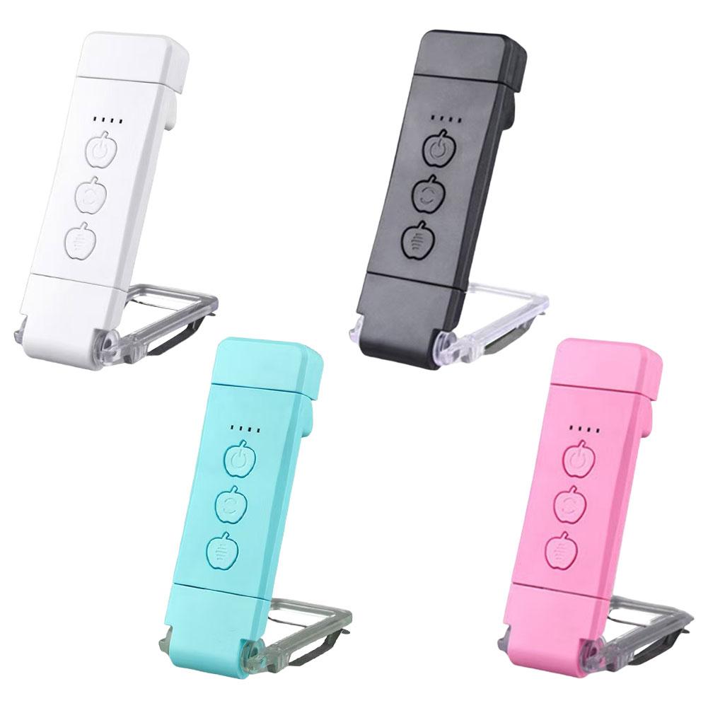 USB Rechargeable Portable Clip-on LED Reading Light Eye Care Book Lamp Night Light for Book Lovers Kids