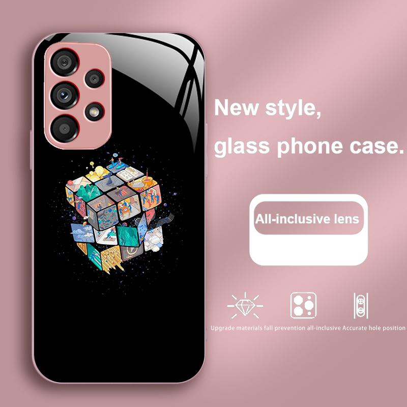 Multiple Star Universes For Samsung Galaxy S23 24 Plus S20 21 FE S25 Ultra A70 72 73 51 52 53 Tempered Glass Phone Case