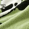 Tangna Home Textiles Bamboo Friend Snowflake Velvet Jacquard Blanket