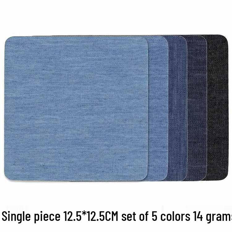 

Воющие Джинсовые Наколенники: Микс из 5 цветов, Вышитые пришивные, Вырезаемые тканевые нашивки