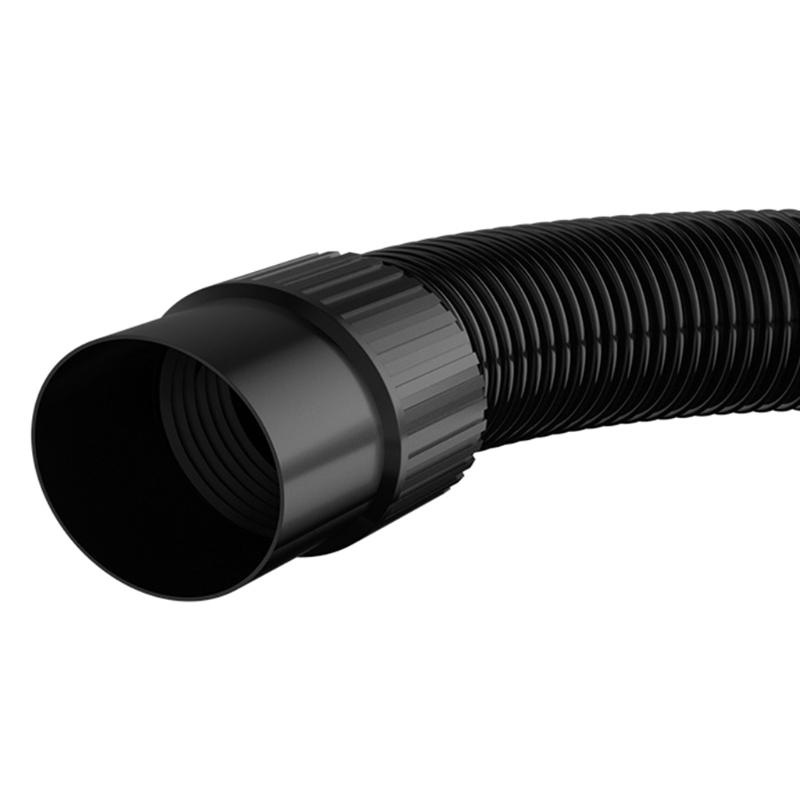 Black Dust Collection Hose For Use with Dust Collectors for Industrial Vacuum