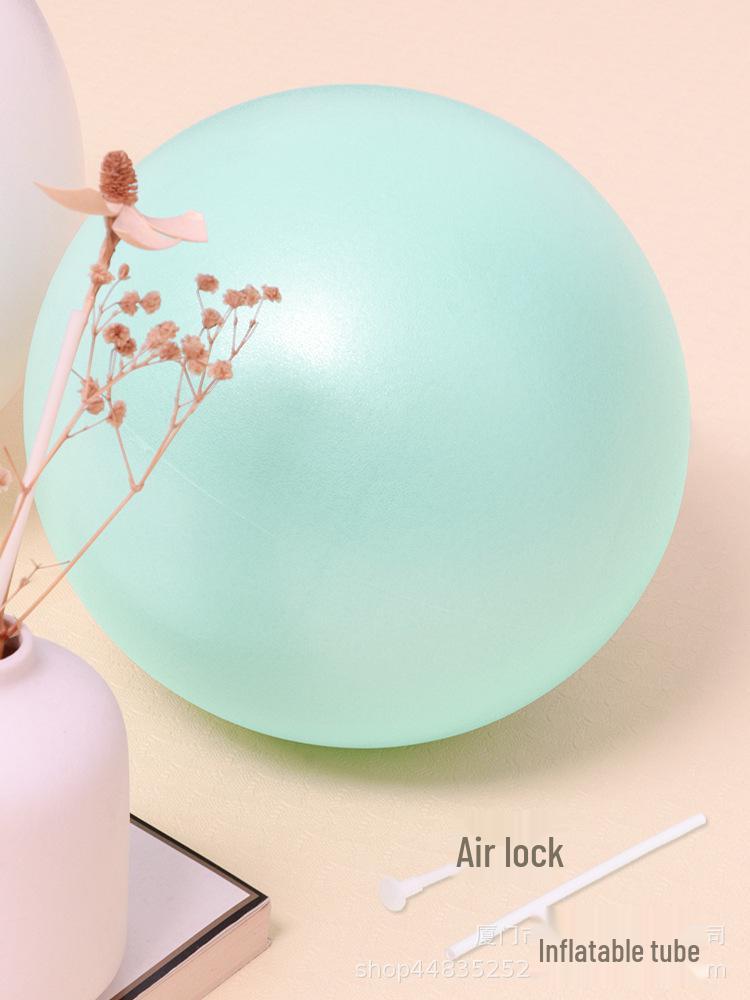 Small Pilates Yoga Ball for Pelvic Floor, Childbirth, Postpartum Recovery, Core Training, and Dance for Women and Children Matcha Green